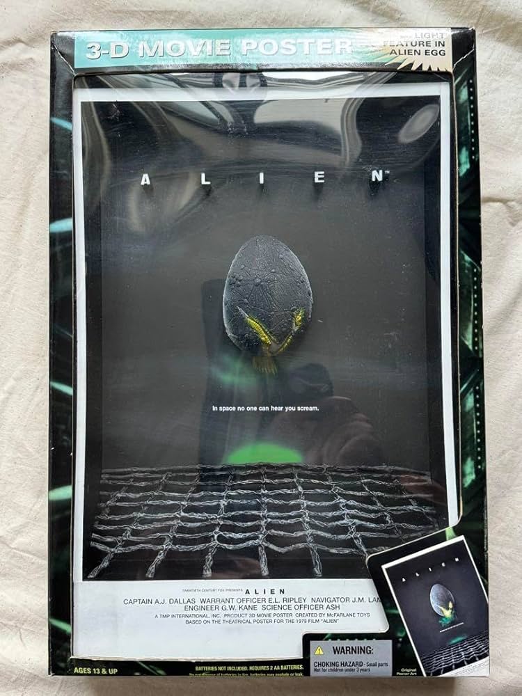 マクファーレン 3Dポスター エイリアン Amazon.co.jp: エイリアン3Dポスター 「マクファーレントイズ製